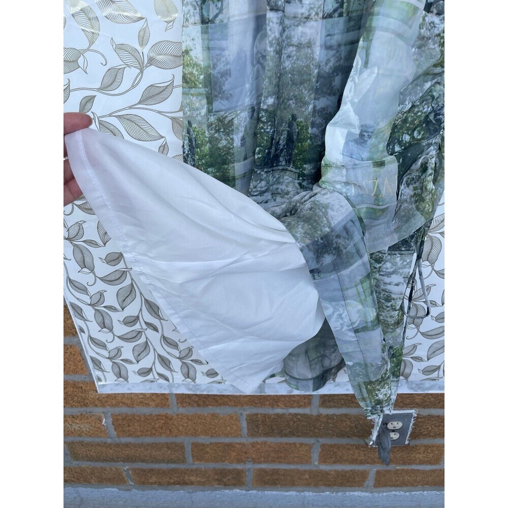 Plains & Prints x Mark Nicdao Manila Dress Size US 2 Vintage Aesthetic Chiffon - Picture 11 of 12